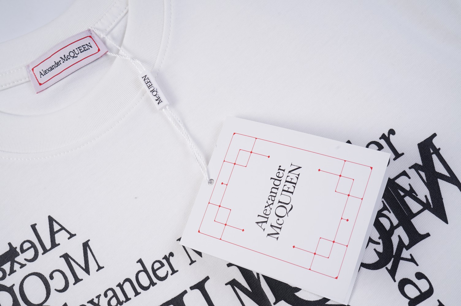 アレキサンダーマックイーン 服偽物 Ｔシャツ 純綿 トップス プリント 夏新品 G1118 2色可選_7