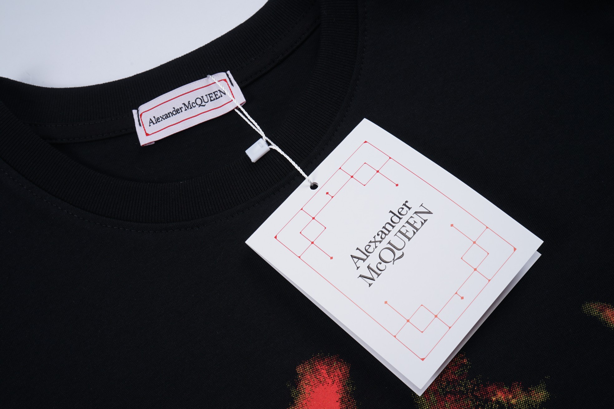Alexander Mcqueen アレキサンダー tシャツ偽物 ゆったり 純綿 トップス プリント G1089 2色可選_8