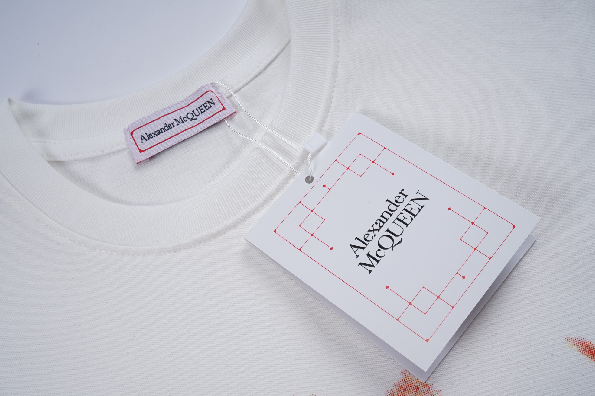 Alexander Mcqueen アレキサンダー tシャツ偽物 ゆったり 純綿 トップス プリント G1089 2色可選_9