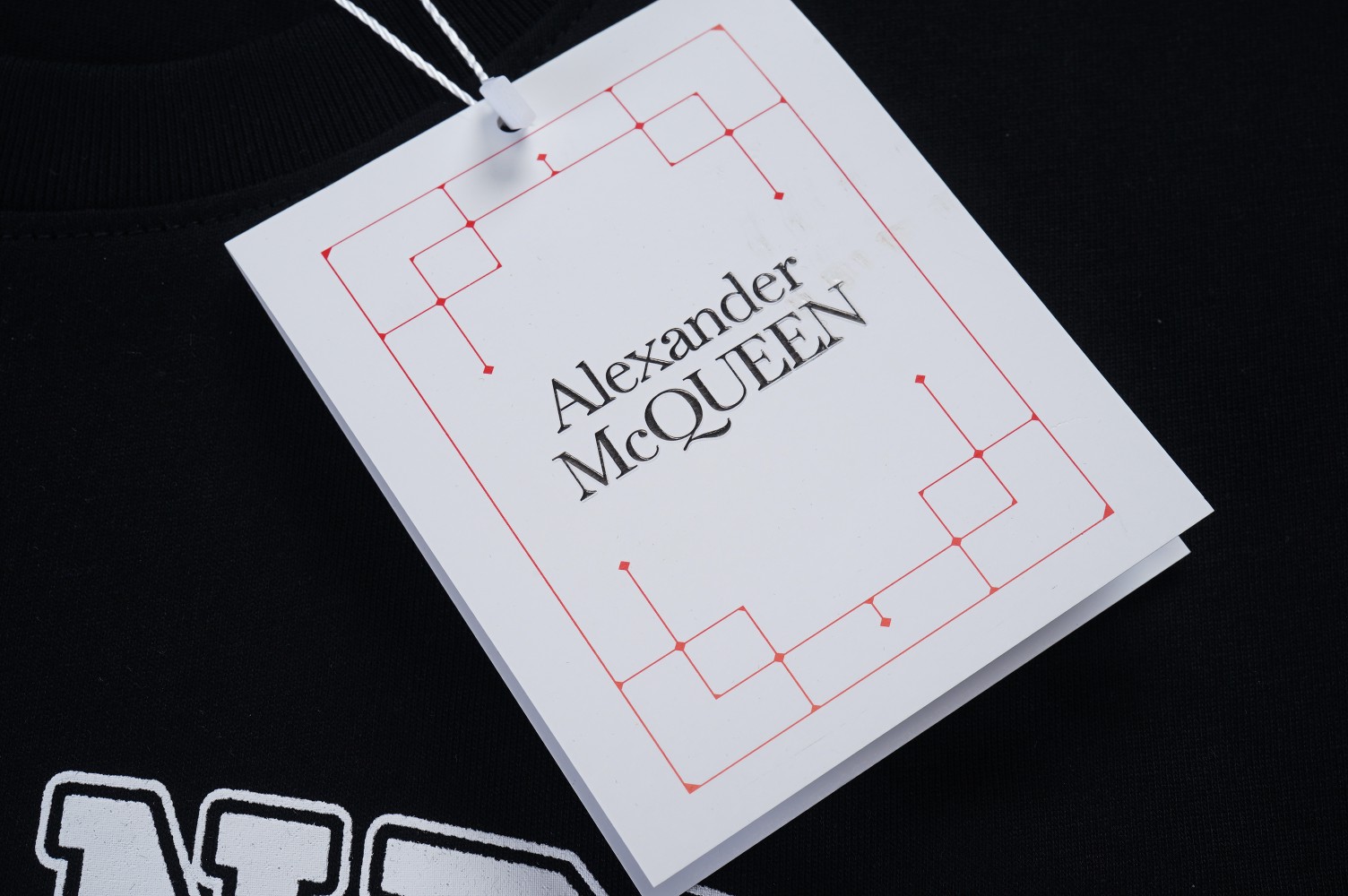 夏服 ファッション感 マックイーンtシャツ偽物 ゆったり 純綿 トップス プリント G1071 2色可選_6