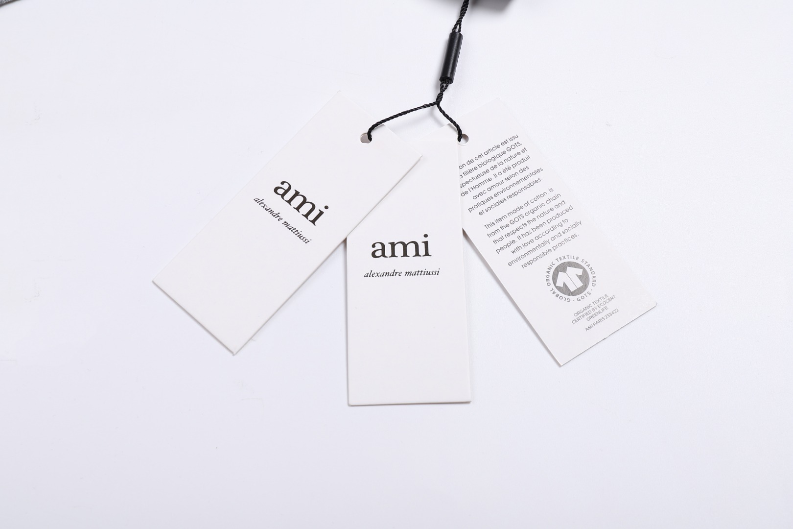 amitシャツ公式スーパーコピー 無袖トップス 純綿 ハート アミファッション感 グレイ_11