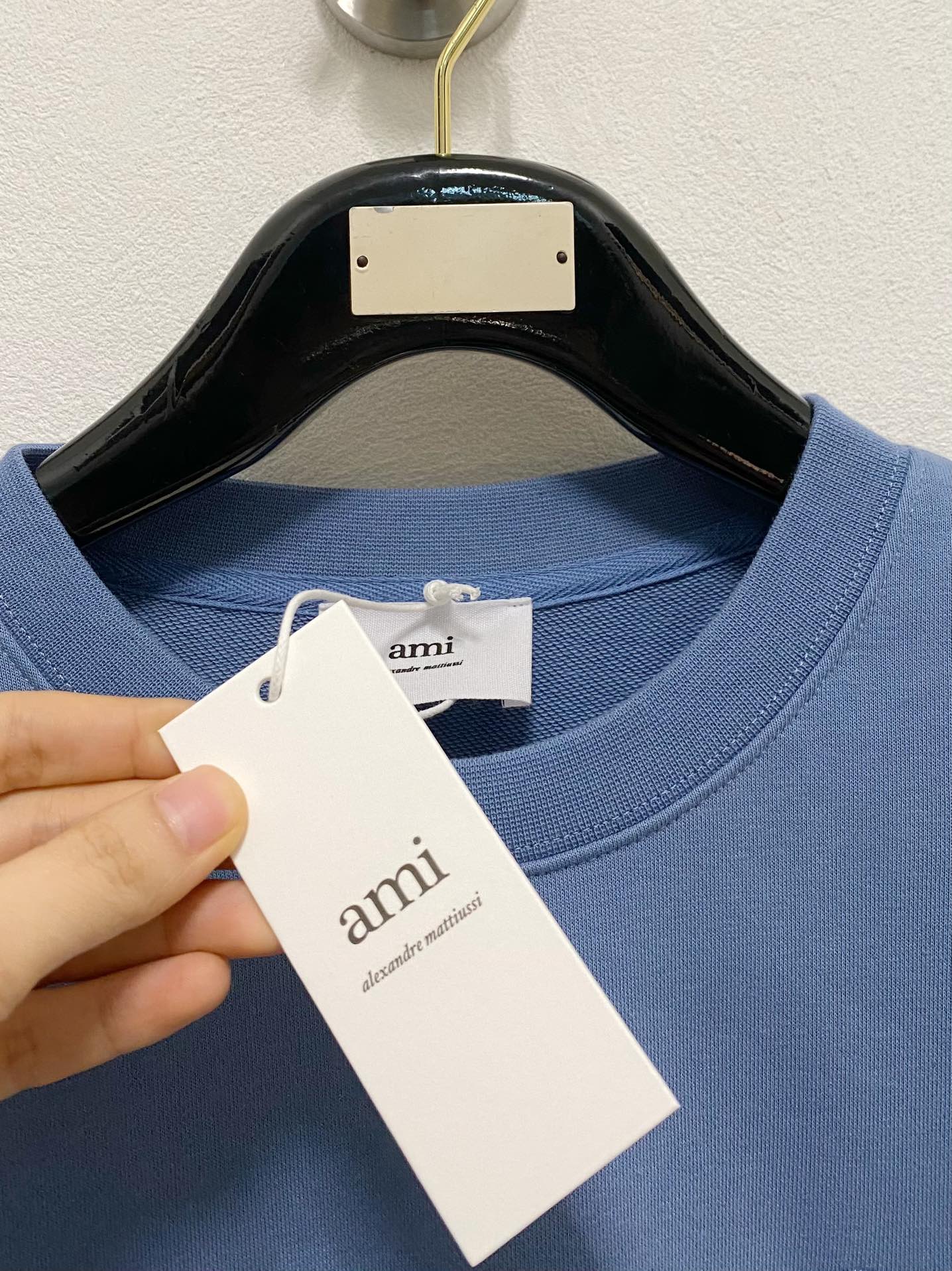 レディース amiパーカーコピー アレクサンドルマテュッシ トップス 純綿 シンプル 男女兼用 ブルー_5