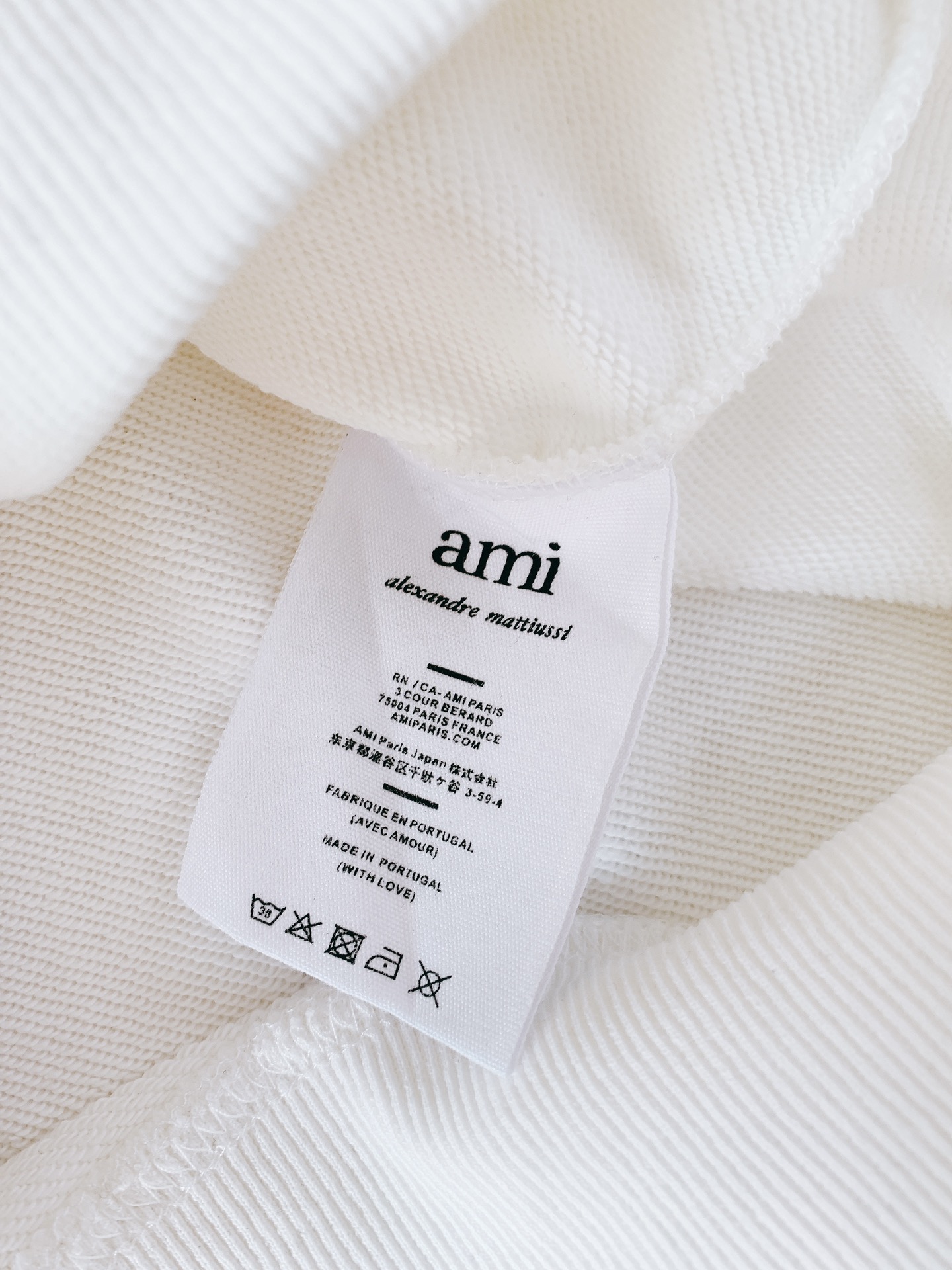 ami パーカーコピー アレクサンドルマテュッシ トップス 純綿 シンプル フード付き ホワイト_9