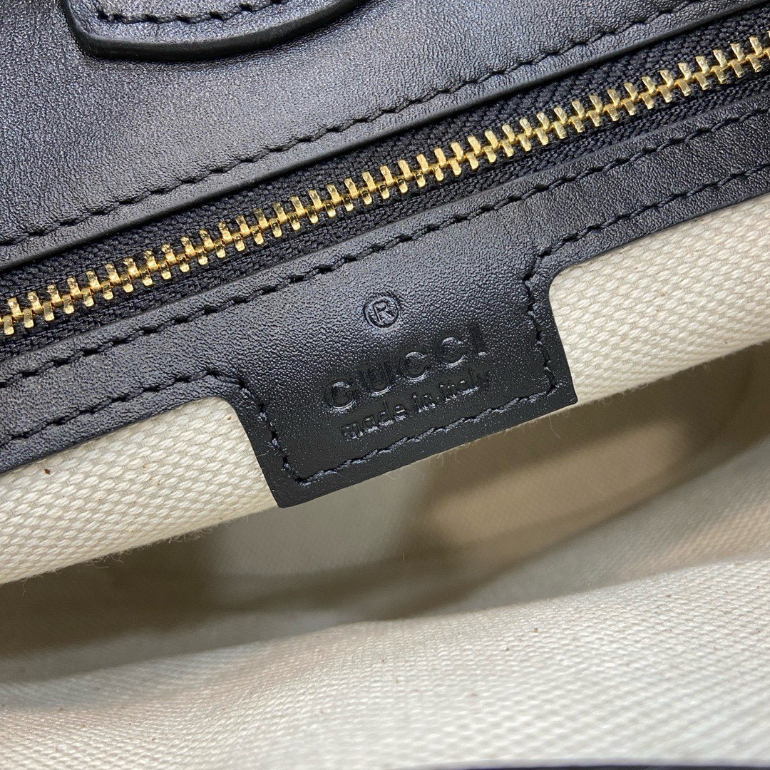 現代感 gucci バッグスーパーコピー 牛革 レザー ハンドバッグ 大容量 ファッション 833665 ブラック_6