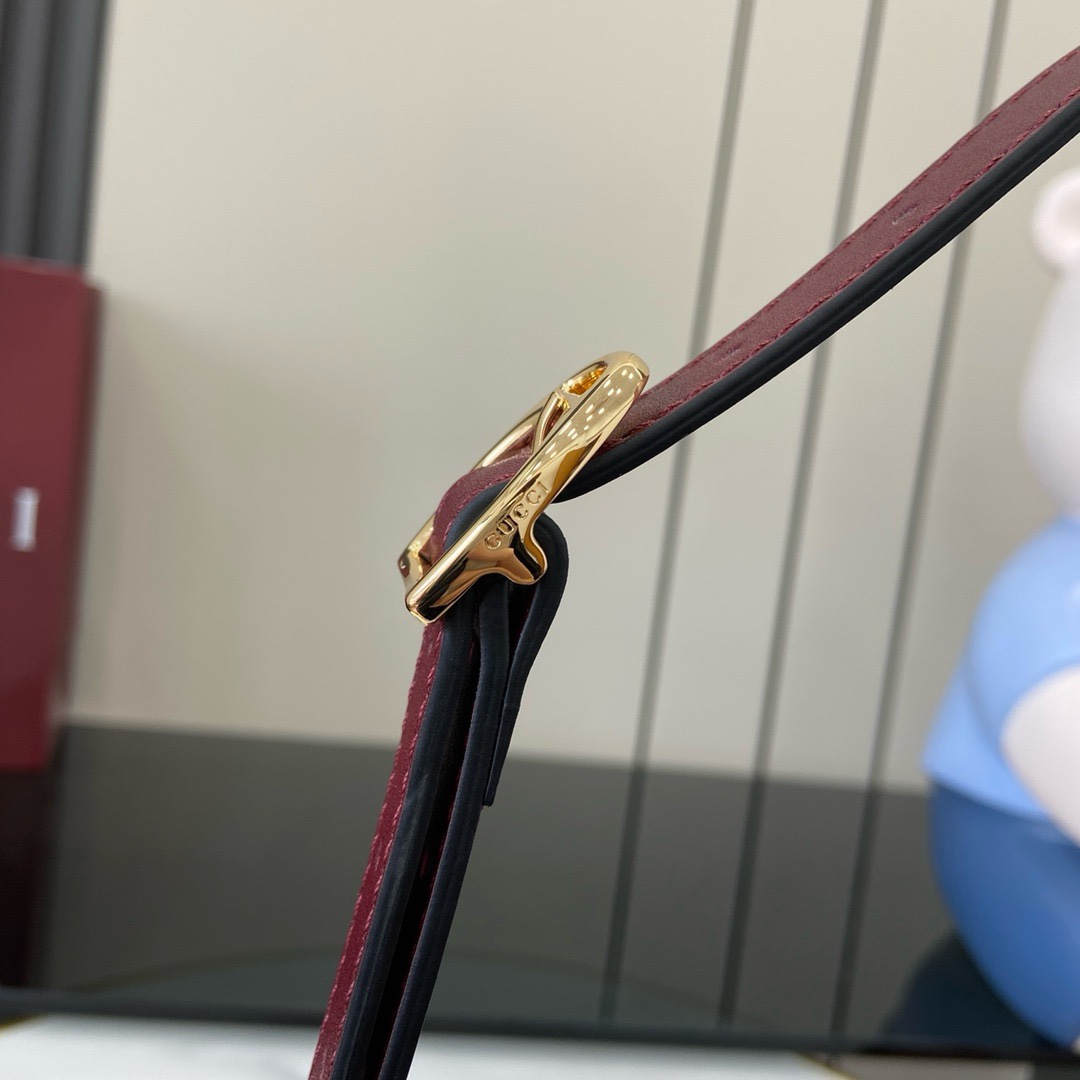 現代感 グッチ ショルダー バッグ偽物 牛革 レザー ハンドバッグ 大容量 ファッション 833665 レッド_8