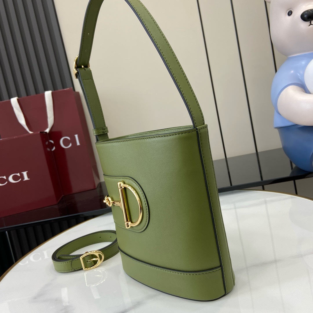 グッチ トート バッグコピー 牛革 レザー ハンドバッグ 大容量 ファッション 833665 グリーン_4