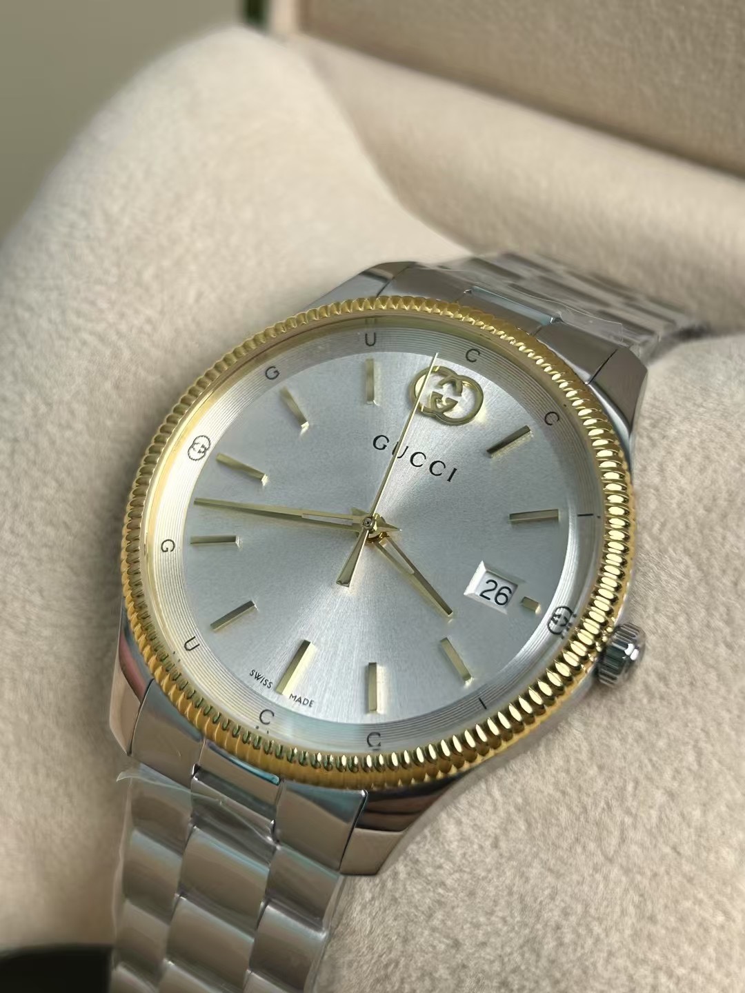 gucci 時計Ｎ級品 ウォッチ 腕時計 防水 シンプル 紳士 ビジネス 日常品 G- Timeless ゴールドケース_2