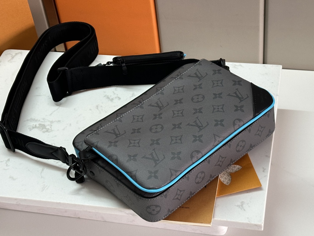 超激得価格 ルイヴィトンバッグ人気順偽物 斜め掛けバッグ 牛革 レザー 取り外し可 グレー_2