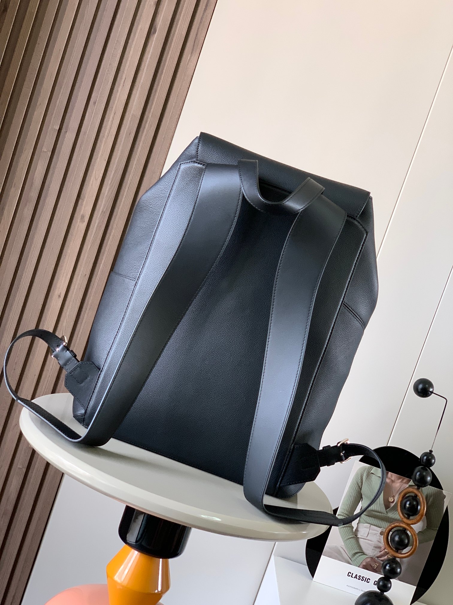 ロエベ バルーン バッグコピー バックバッグ 大容量 旅行バッグ 牛革 レザー 出張用 9031 ブラック_3