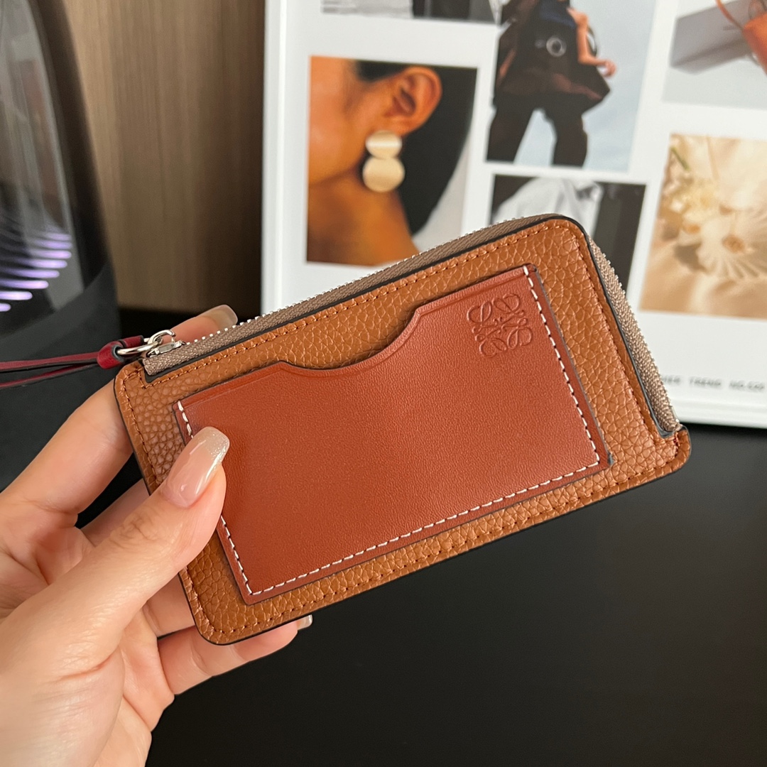 ロエベ財布 アスファルトグレースーパーコピー カートバッグ 便利 レザー 牛革 高品質 シンプル ブラウン_8