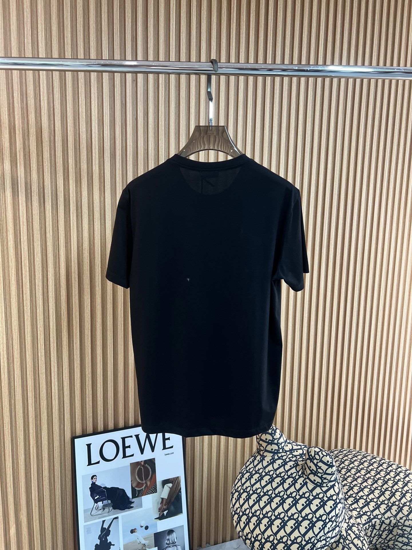 ヴェルサーチェ tシャツ激安通販 トップス 綿100% 半袖 プリント 夏服 ファッション感 ブラック_4