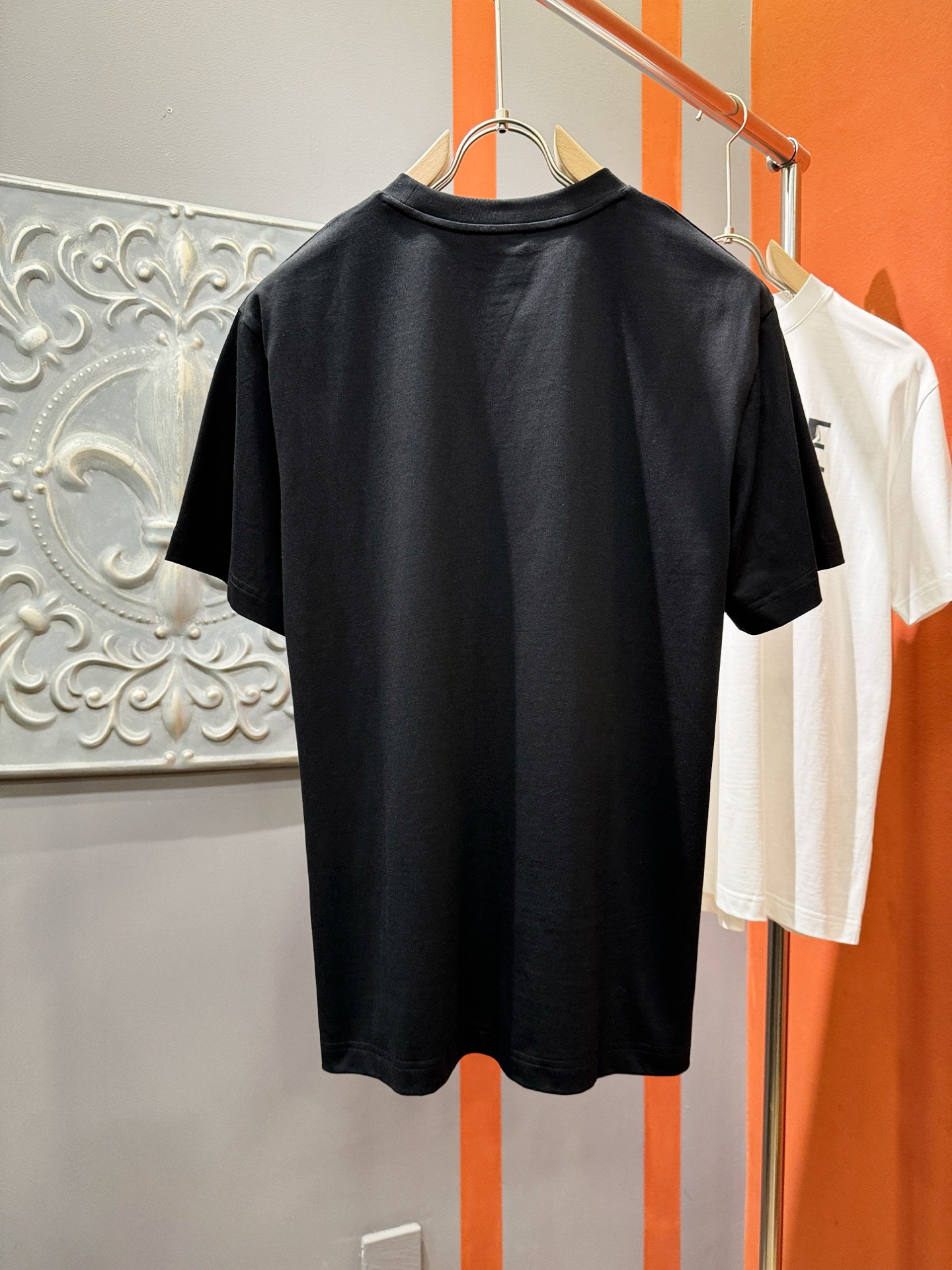 超激得の新品 ヴェルサーチ tシャツコピー トップス 綿100% 半袖 ゆったり 男女兼用 プリント ブラック_8