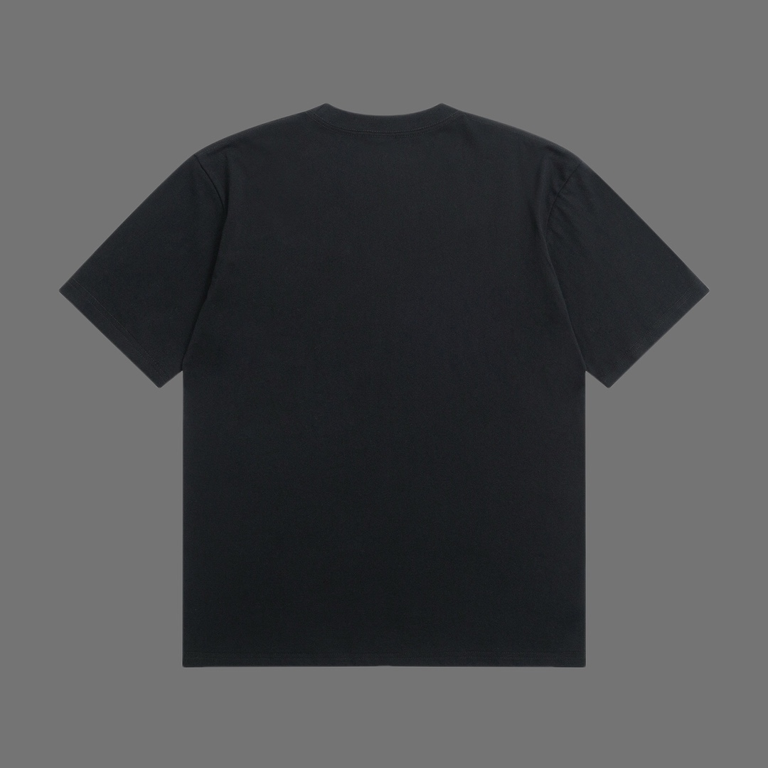 お得品‼ヴェルサーチ トップス レディーススーパーコピー トップス 綿100% 半袖Ｔシャツ ゆったり プリント  ブラック_2
