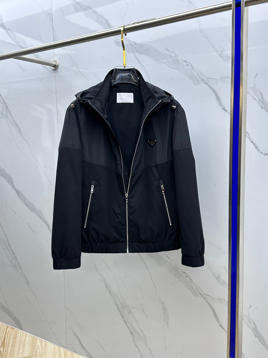 魅力的な prada sports ジャケット激安通販  アウター 防風 トップス フード付き メンズ 軽量 登山 ブラック_6
