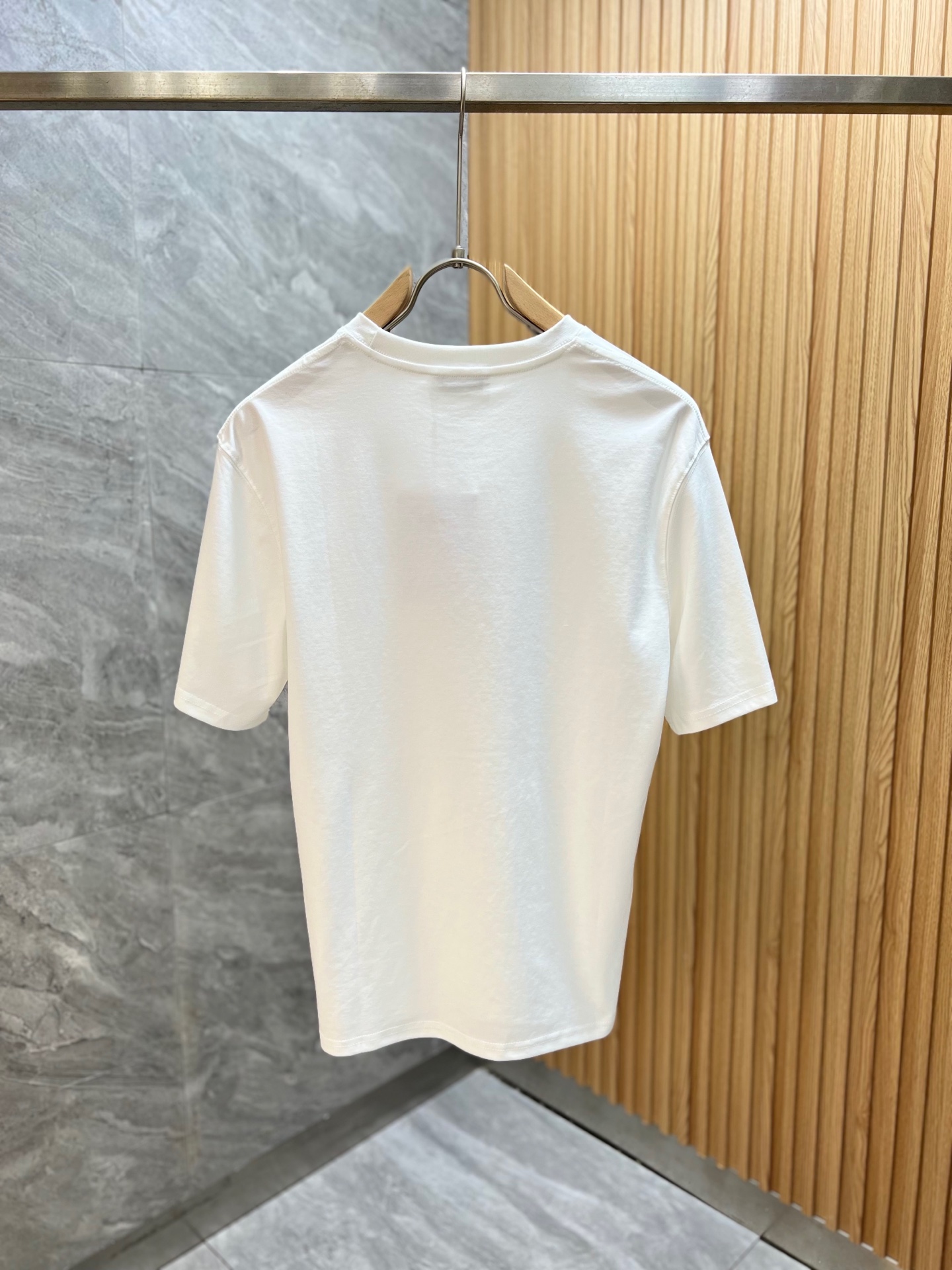 プラダ ティー シャツスーパーコピー トップス 短袖Ｔシャツ 柔らかい 純綿 プリント シンプル ホワイト_8