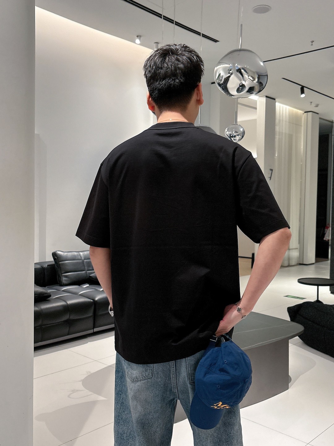 fendi ワイシャツ メンズスーパーコピー 夏服 シンプル  純綿Tシャツ トップス プリント 柔軟 ブラック_4