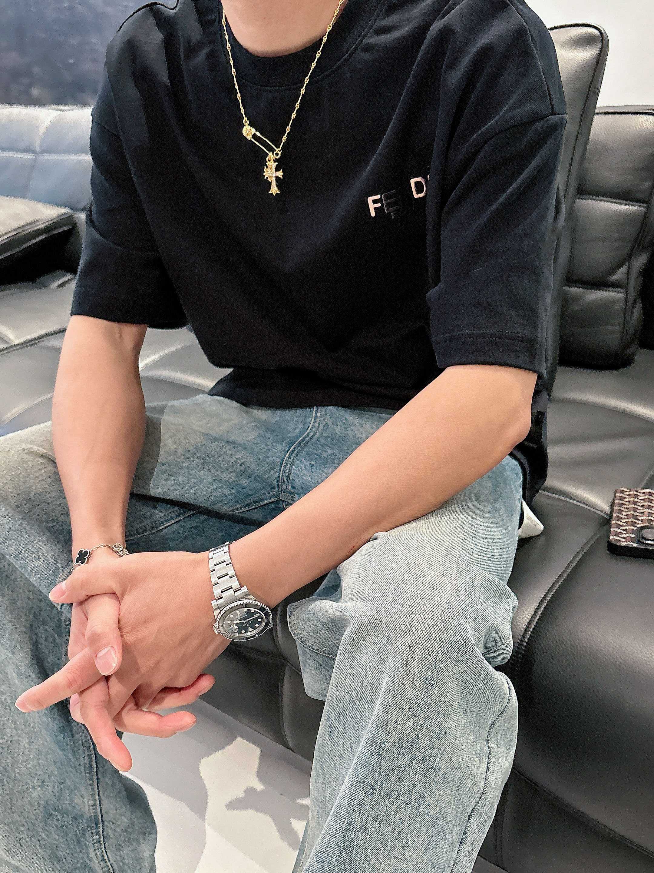 フェンディ t シャツ モンスタースーパーコピー  純綿Tシャツ トップス プリント 柔軟 2色可選_8