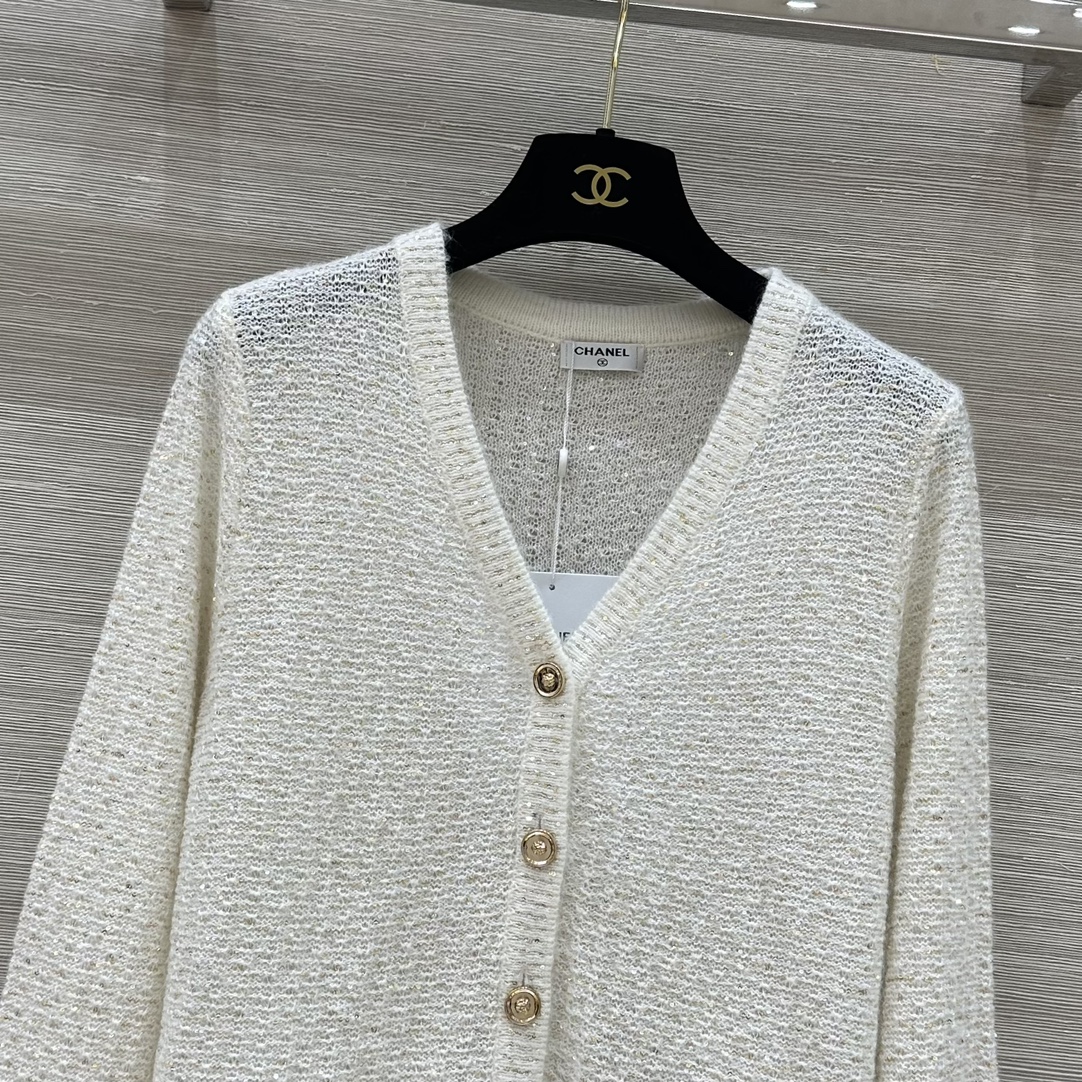 シャネル セーター ピンクコピー アウター ニット 上質商品 暖かい ゆったり ホワイト_3