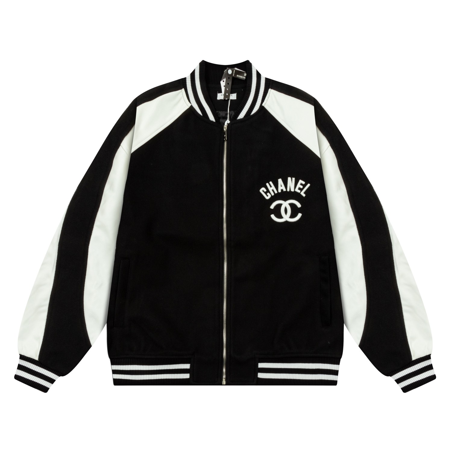 chanel ジャケットコピー アウター 柔軟 ハンサム トップス 野球服 ゆったり ブラック_1