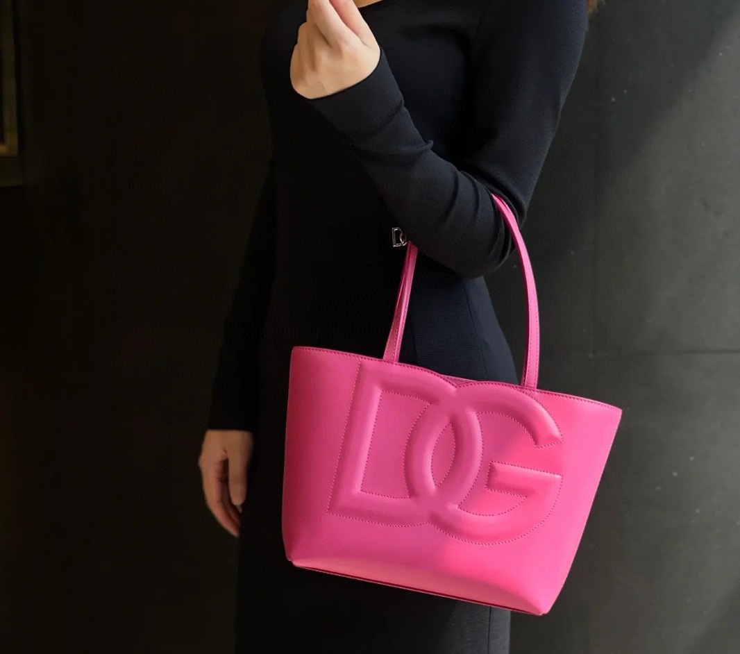 D＆G ドルチェ ＆ ガッバーナ バッグコピー 牛革 レザー ハンドバッグ 優雅レディ ローズレッド_1