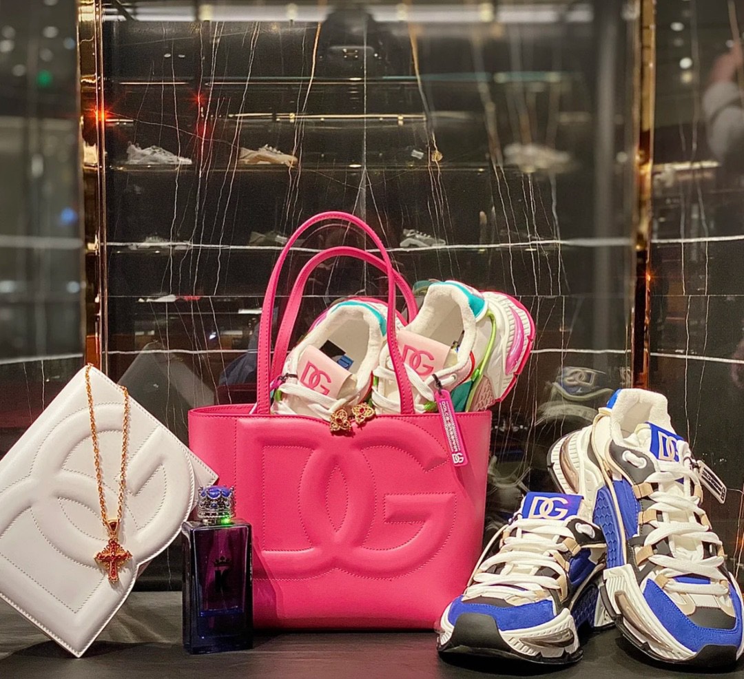 D＆G ドルチェ ＆ ガッバーナ バッグコピー 牛革 レザー ハンドバッグ 優雅レディ ローズレッド_3