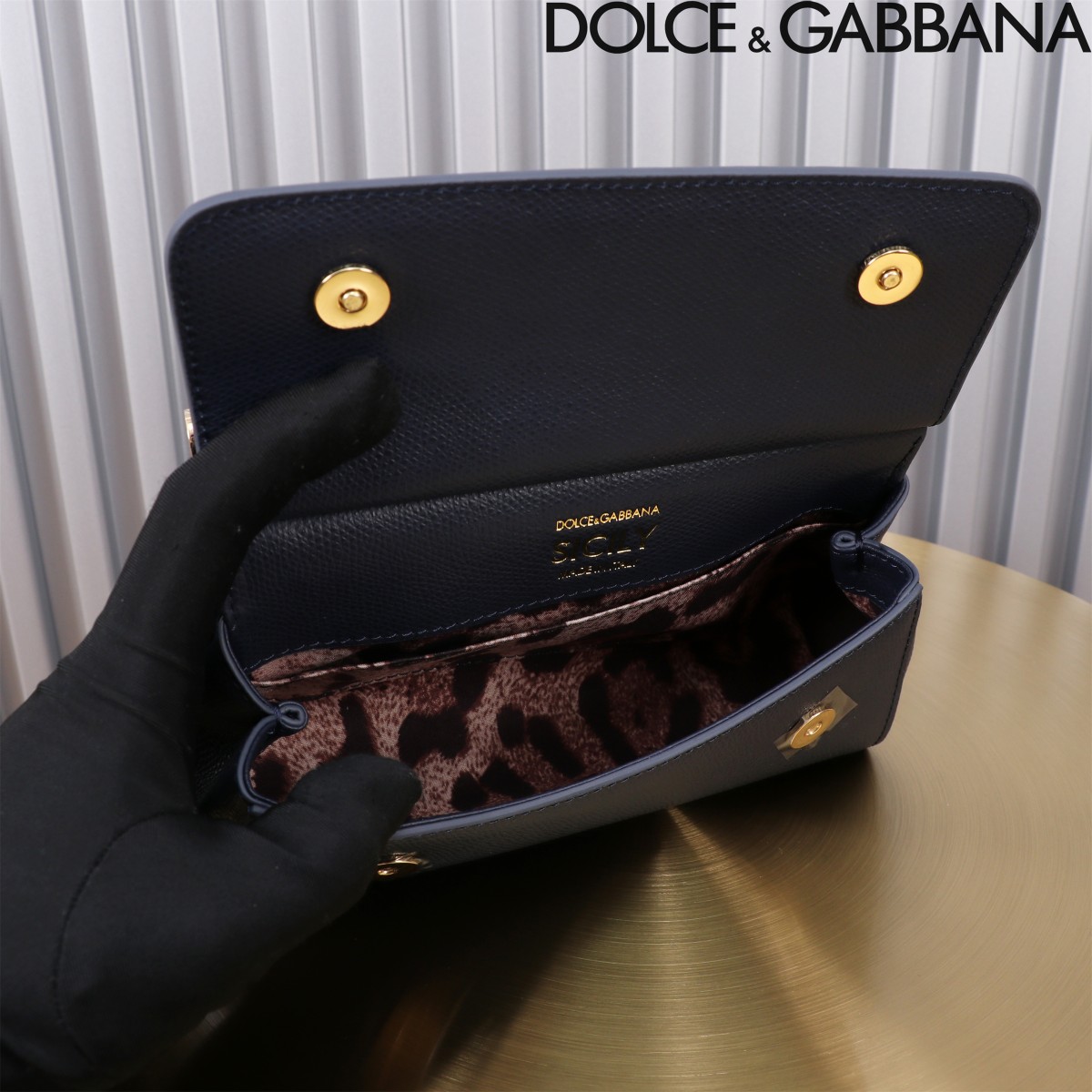 超激得価格 D＆G ドルガバ バッグスーパーコピー 牛革 レザー 斜め掛け ハンドバッグ 優雅レディ ブラック_4