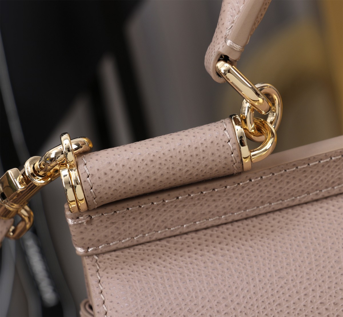 D＆G ドルチェ & ガッバーナ バッグ偽物 牛革 レザー 斜め掛け ハンドバッグ 優雅レディ ピンク_7