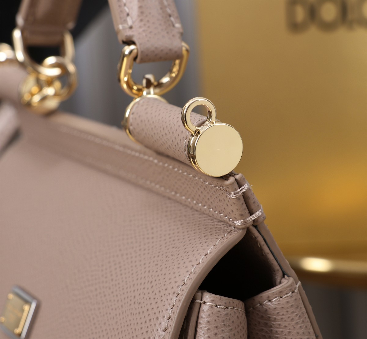 D＆G ドルチェ & ガッバーナ バッグ偽物 牛革 レザー 斜め掛け ハンドバッグ 優雅レディ ピンク_8