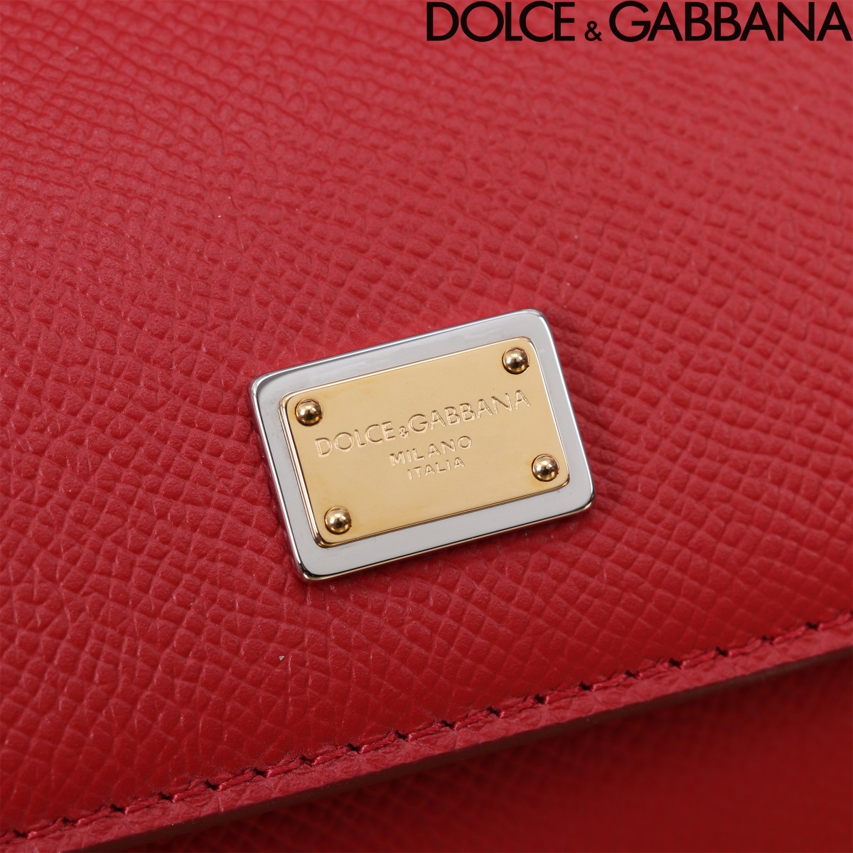 D＆G ドルガバ バックスーパーコピー 牛革 レザー 斜め掛け ハンドバッグ 優雅レディ レッド_8