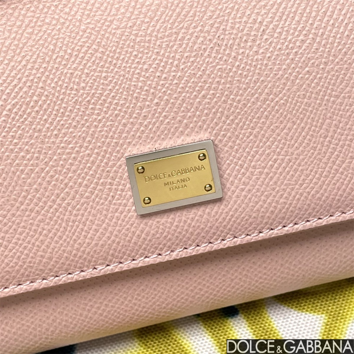D＆G 優雅レディ ドルガバ カバン偽物 牛革 レザー 斜め掛け ハンドバッグ 日常用 ピンク_7