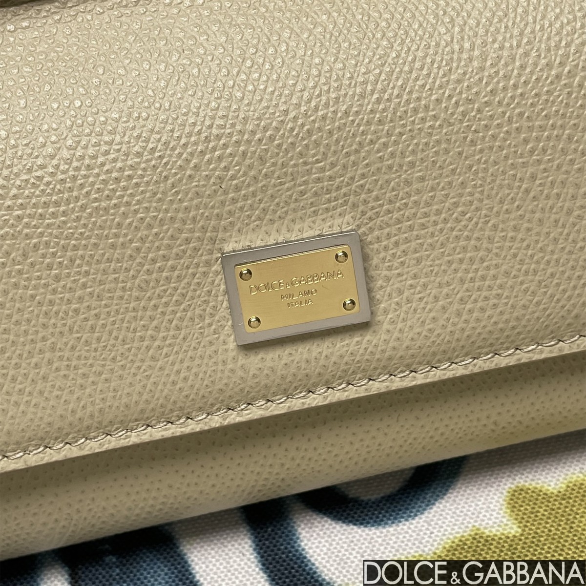 D&G クラッチ バッグ ドルガバ偽物 品質保証 牛革 レザー 斜め掛け ハンドバッグ 通勤 グレー_8