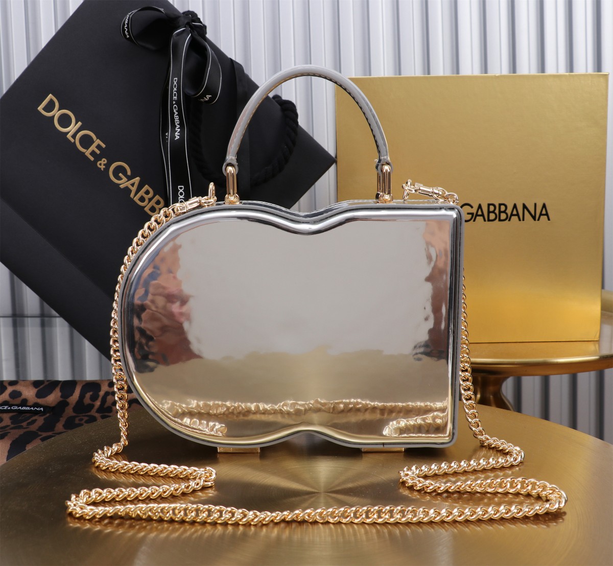 D&G 個性的なドルガバ バッグ トートスーパーコピー 斜め掛けバッグ ハンドバッグ 6405#BOX シルバー_3