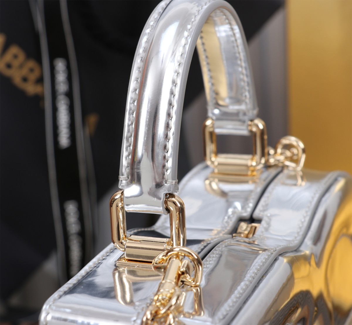 D&G 個性的なドルガバ バッグ トートスーパーコピー 斜め掛けバッグ ハンドバッグ 6405#BOX シルバー_6