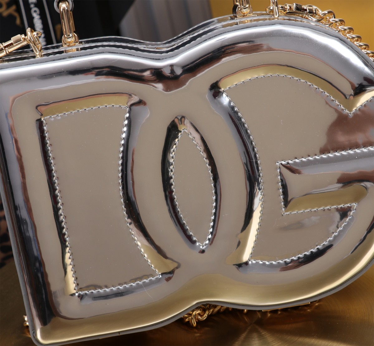 D&G 個性的なドルガバ バッグ トートスーパーコピー 斜め掛けバッグ ハンドバッグ 6405#BOX シルバー_7