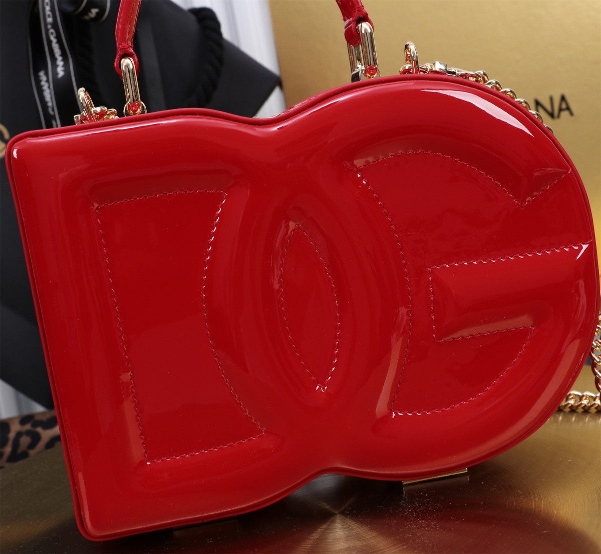 D&G 個性的なドルガバ バッグ ピンクコピー 斜め掛けバッグ ハンドバッグ 6405#BOX レッド_6