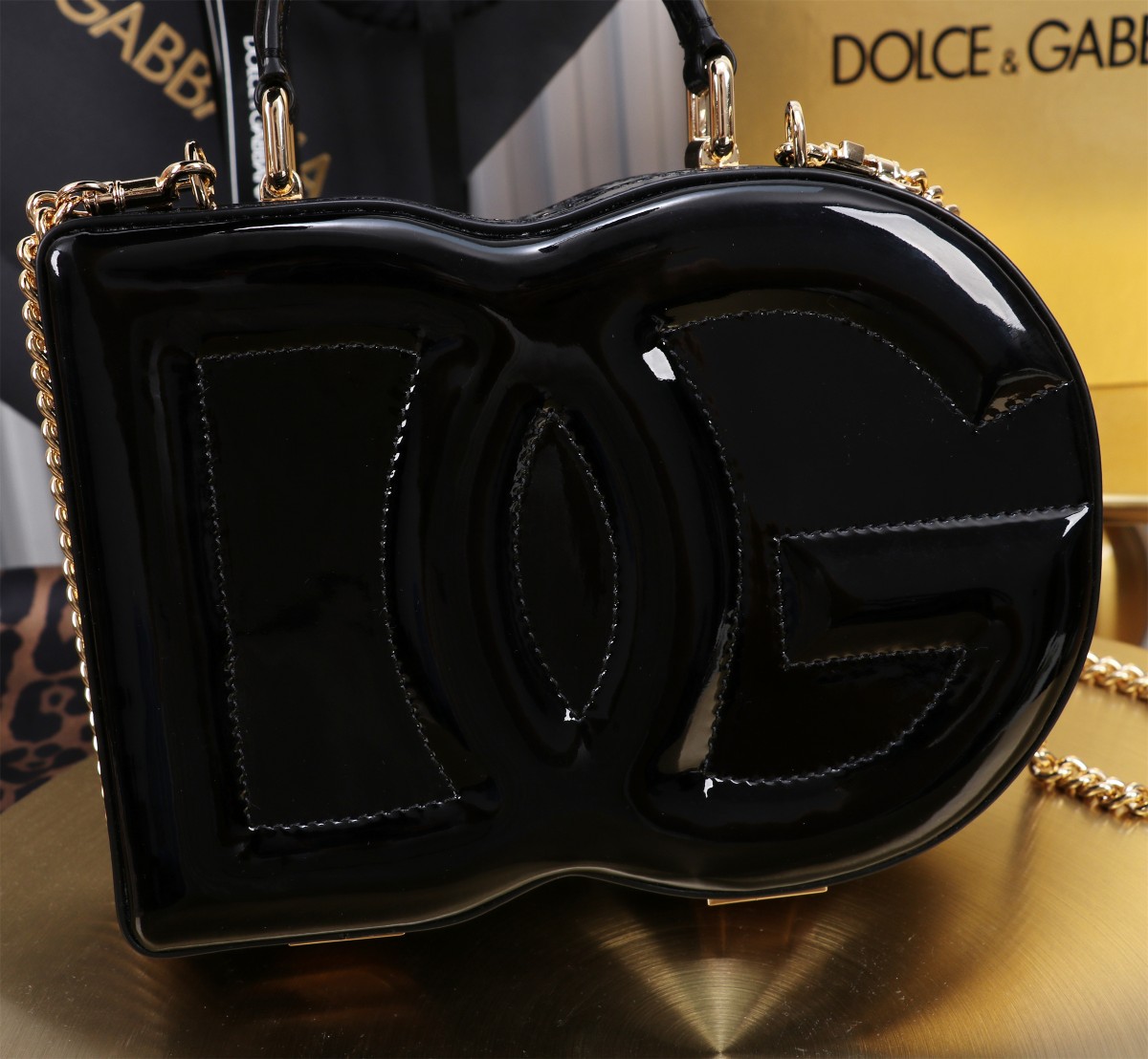 D&G 個性的なドルガバ バッグ レディーススーパーコピー 斜め掛けバッグ ハンドバッグ 6405#BOX ブラック_8
