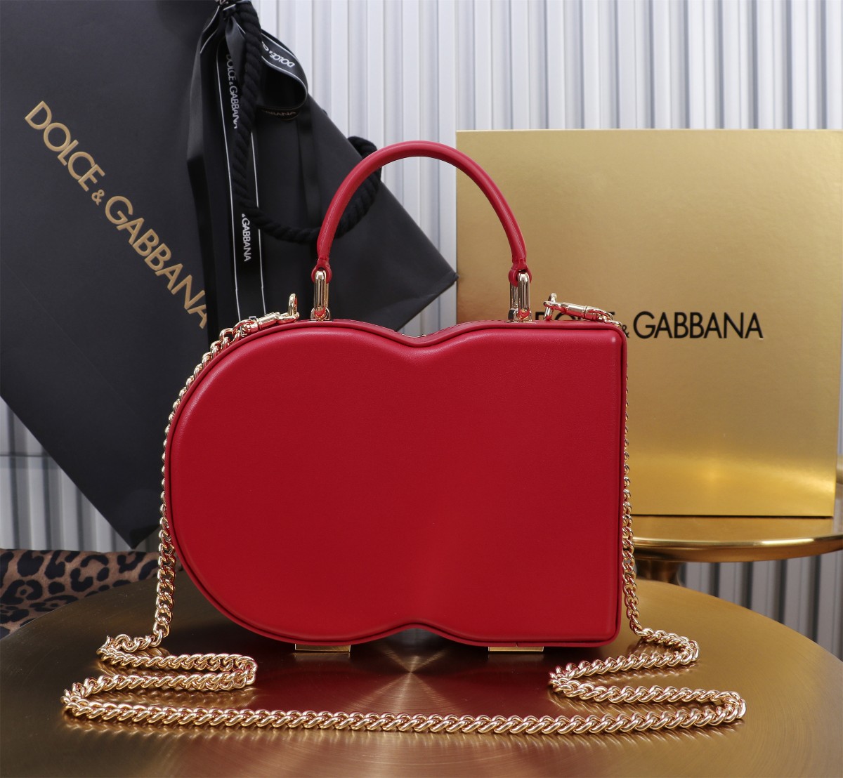 D&G ドルチェ & ガッバーナ シシリー バッグ偽物 斜め掛けバッグ ハンドバッグ 6405#BOX レッド_3