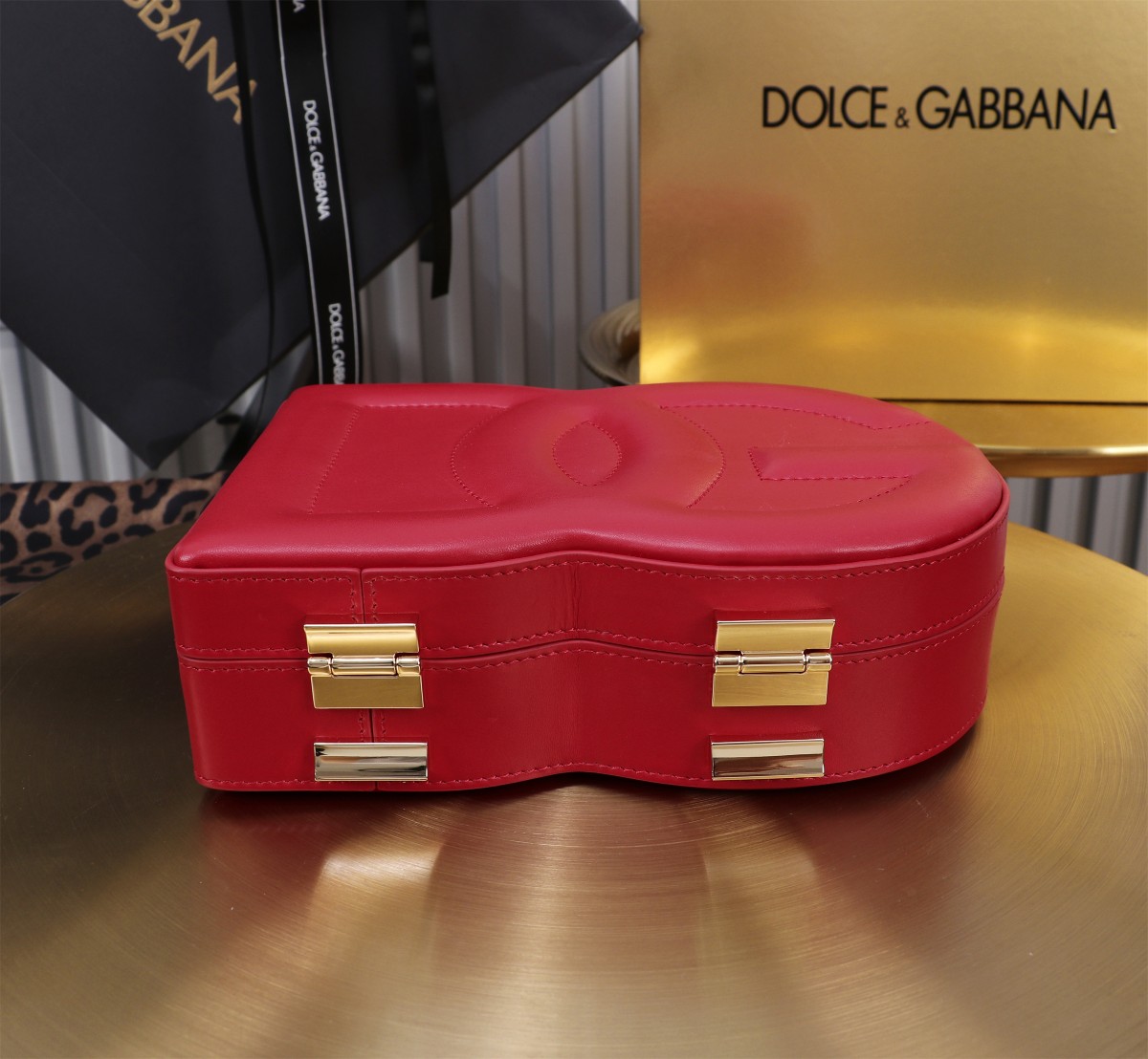 D&G ドルチェ & ガッバーナ シシリー バッグ偽物 斜め掛けバッグ ハンドバッグ 6405#BOX レッド_4