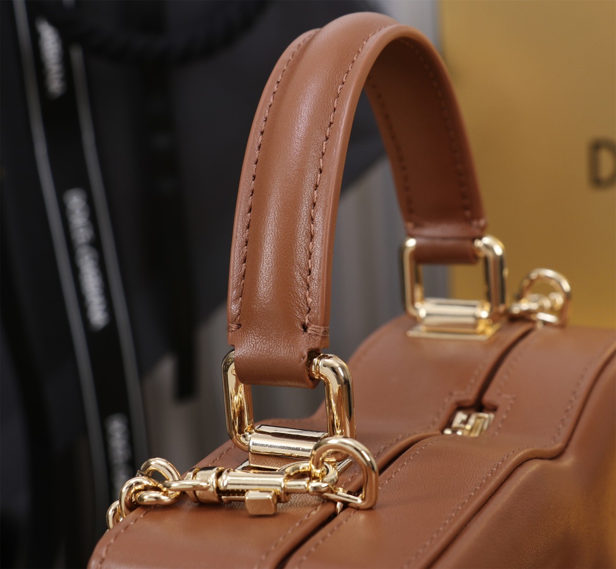 D&G ドルチェ & ガッバーナ バッグ 新作偽物 斜め掛けバッグ 優雅 ハンドバッグ 6405#BOX ブラウン_7