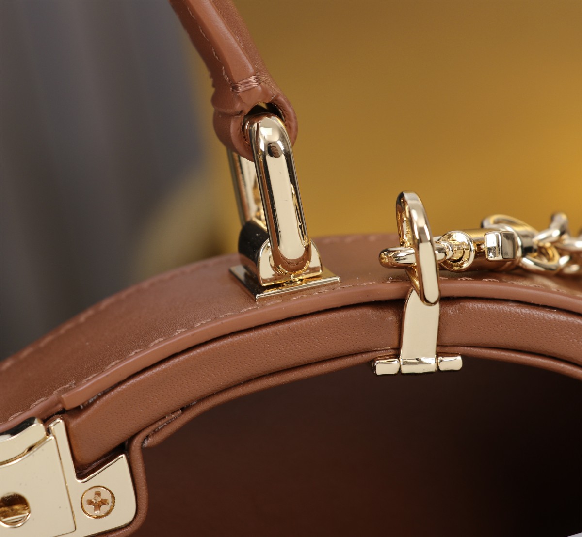 D&G ドルチェ & ガッバーナ バッグ 新作偽物 斜め掛けバッグ 優雅 ハンドバッグ 6405#BOX ブラウン_8