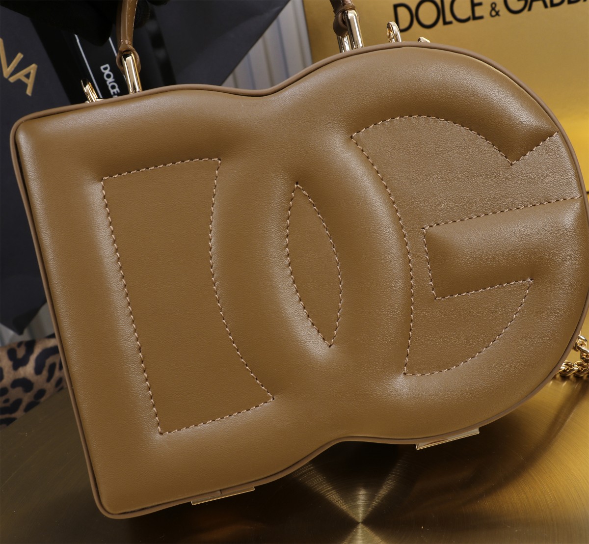 D&G ドルチェ & ガッバーナ ビジネス バッグＮ級品 斜め掛けバッグ 優雅 ハンドバッグ 6405#BOX カーキ色_6