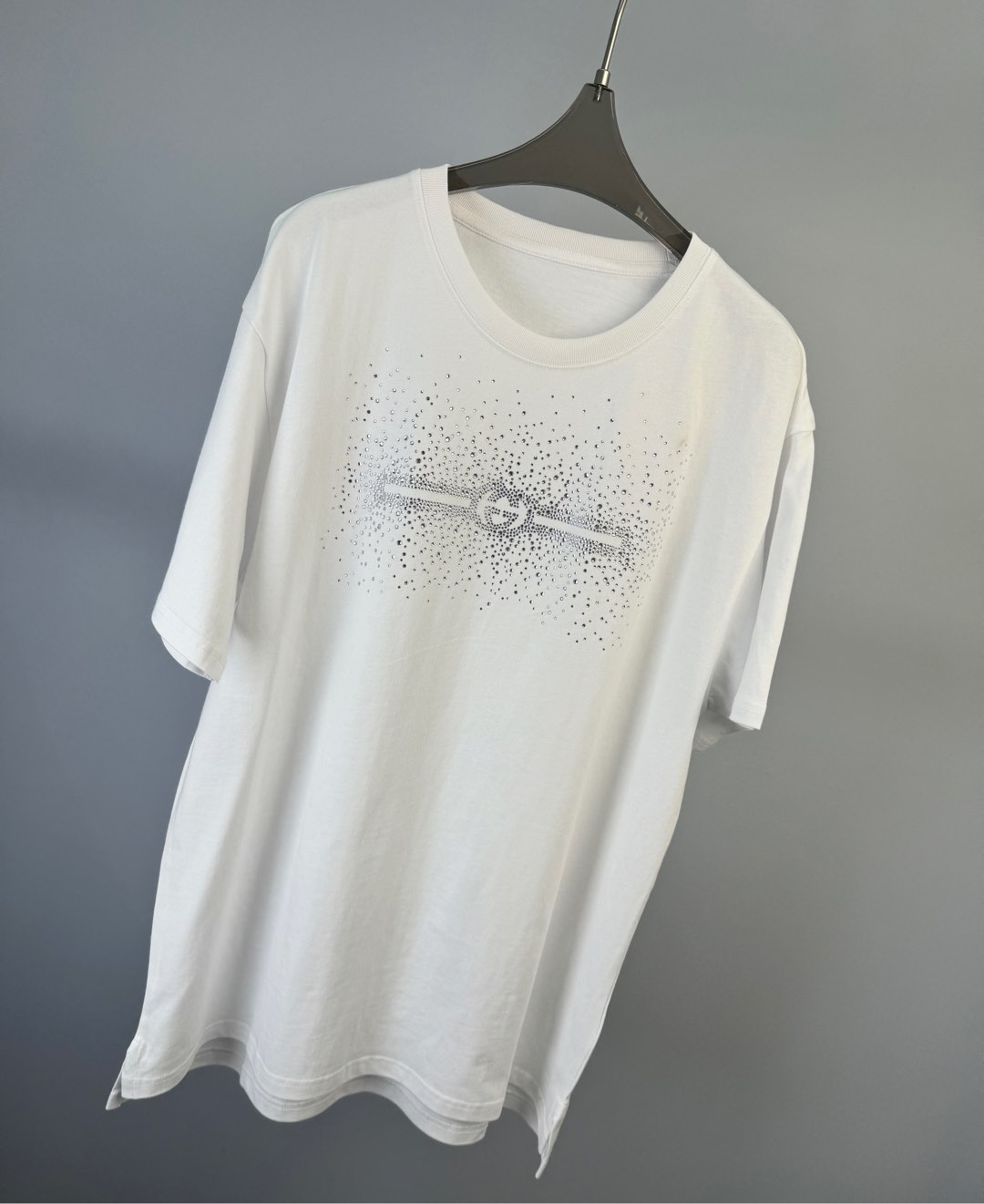 春新作 gucci t シャツ アウトレットコピー 純綿 トップス ロゴプリント ゆったり 半袖 ホワイト_4