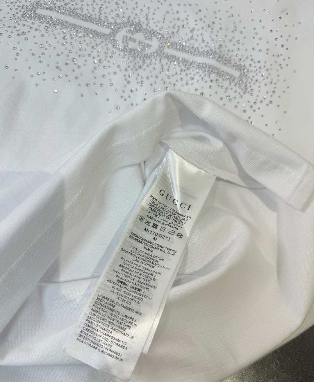春新作 gucci t シャツ アウトレットコピー 純綿 トップス ロゴプリント ゆったり 半袖 ホワイト_8