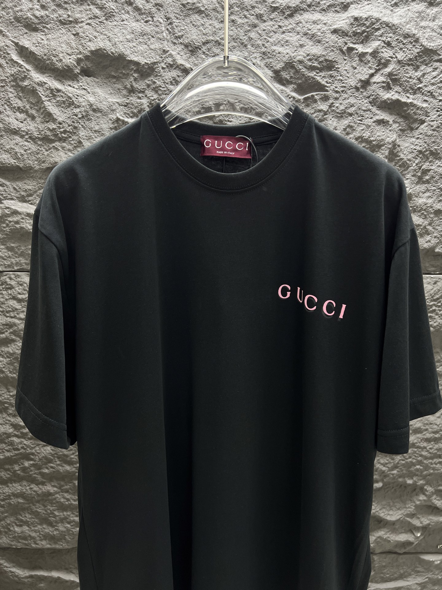 gucci t シャツ スパンコールコピー 綿100% トップス プリント ゆったり 半袖 ブラック_2