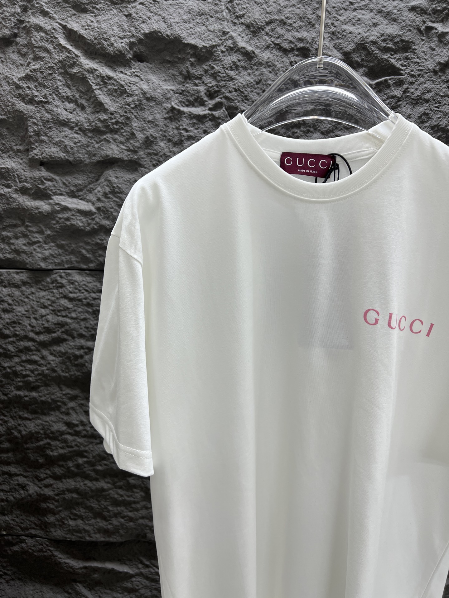gucci t シャツ テニススーパーコピー 綿100% トップス プリント ゆったり 半袖 ホワイト_4