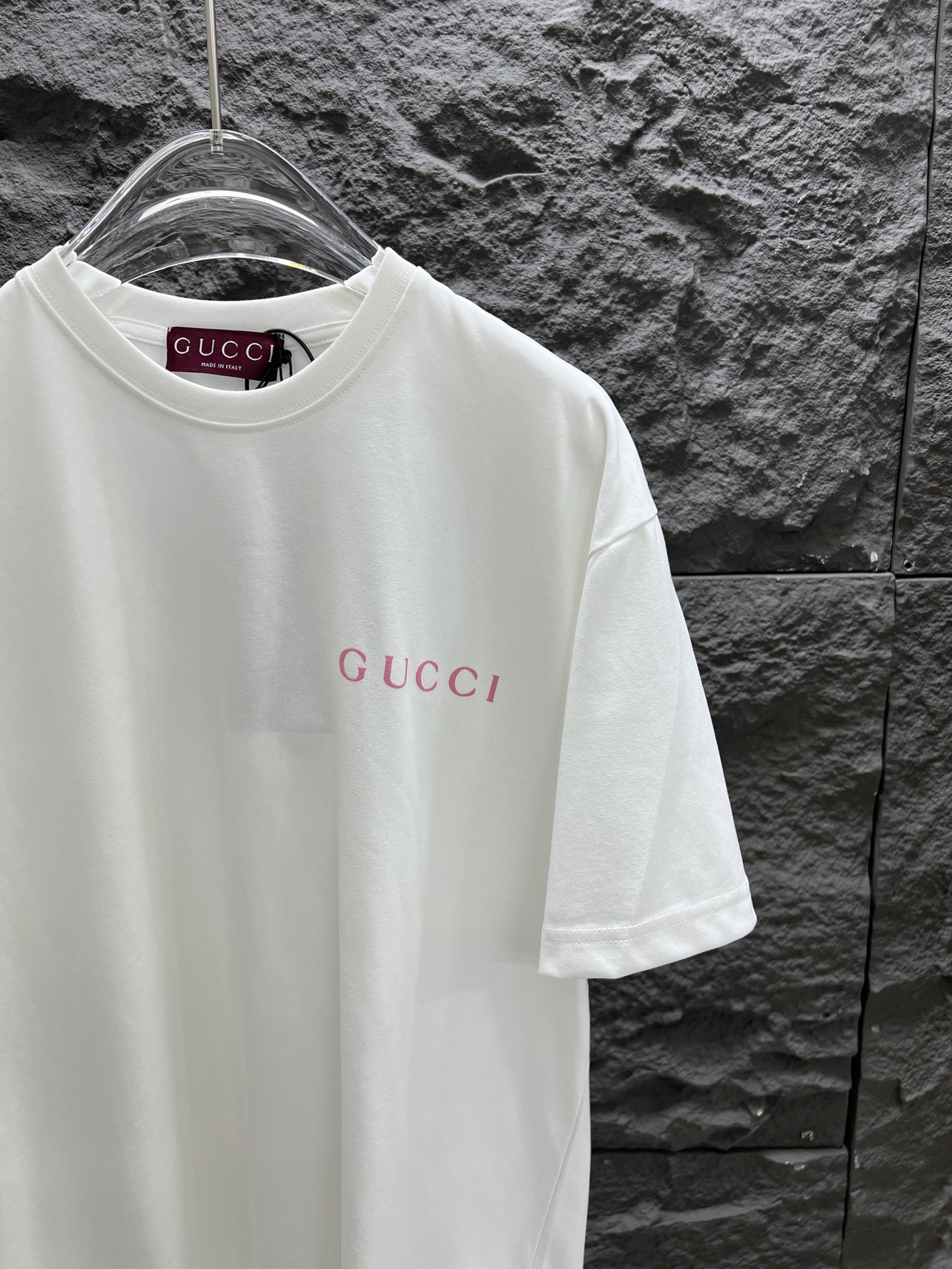 gucci t シャツ テニススーパーコピー 綿100% トップス プリント ゆったり 半袖 ホワイト_5