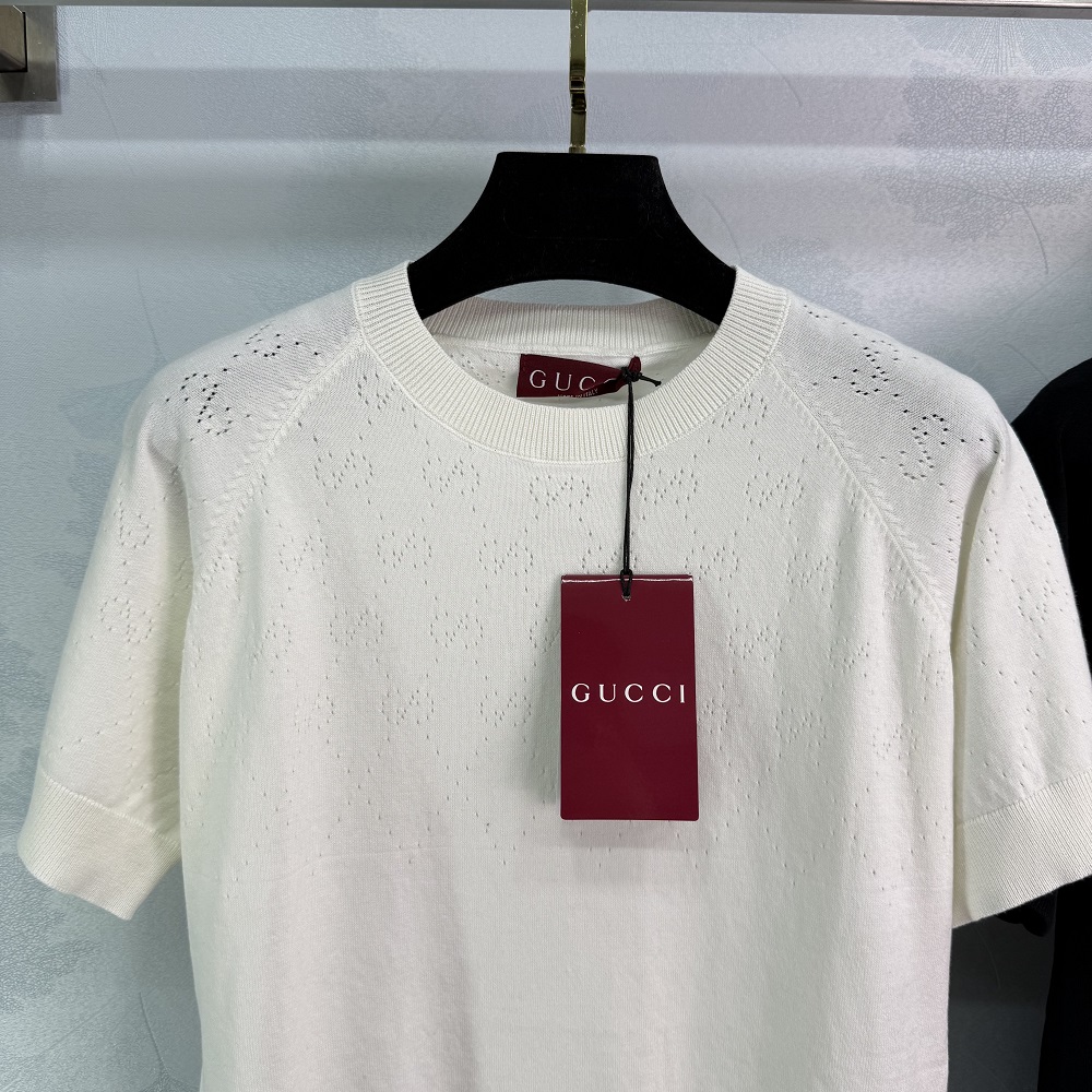 高品質 gucci t シャツ ピンクコピー 綿 半袖トップス 通気性いい シンプル 2色可選_2