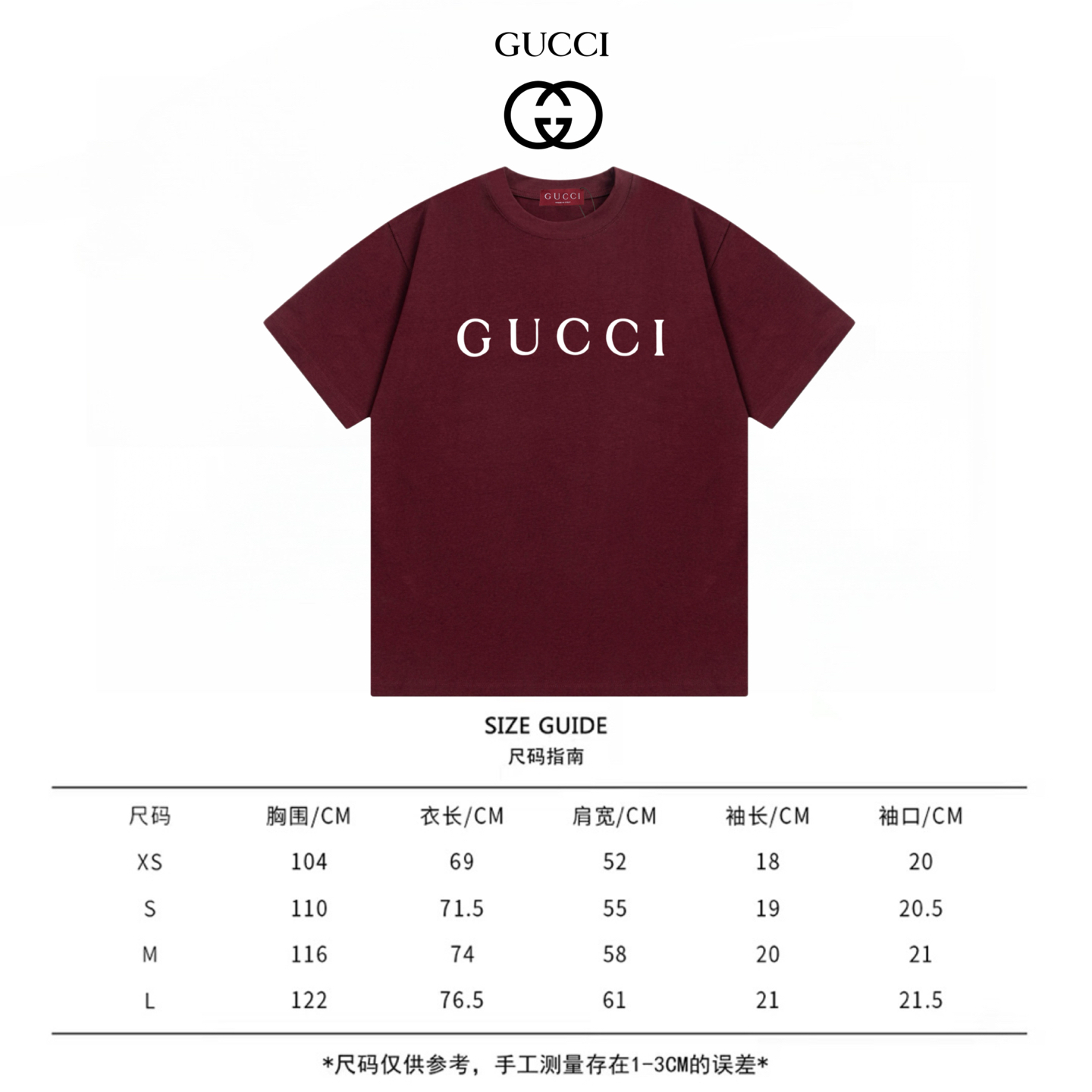 お買い得な gucci t シャツ ベビースーパーコピー 綿 半袖トップス 通気性いい シンプル レッド_5