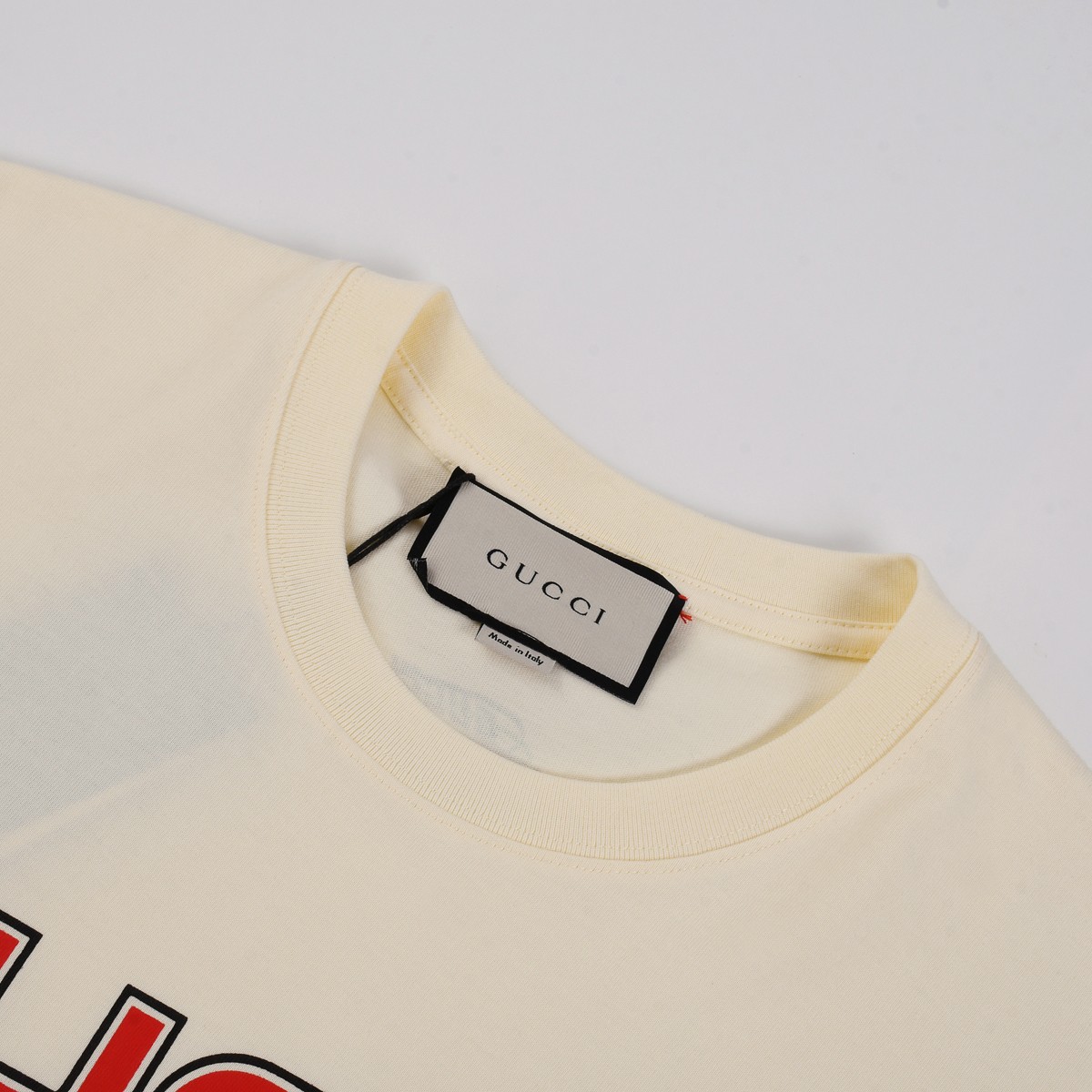個性的な gucci t シャツ ミッキー偽物 100%綿 半袖トップス シンプル プリント 上質 杏色_6