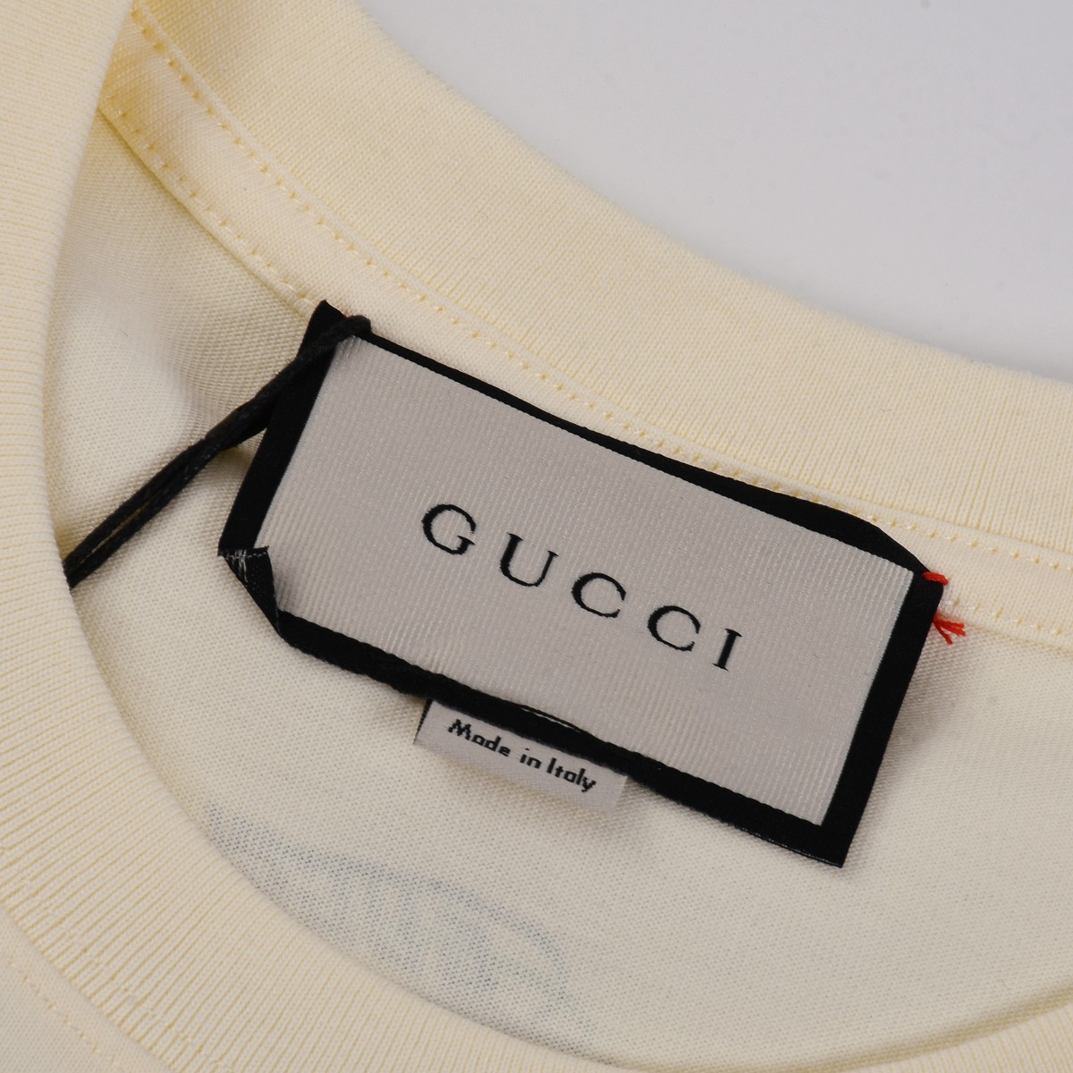 個性的な gucci t シャツ ミッキー偽物 100%綿 半袖トップス シンプル プリント 上質 杏色_7